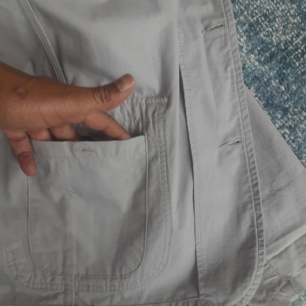 Vintage Y2K Travel Jacket By Haband, "Ripstop" Poplin, EIGHT Pockets, LIKE NEW! - Picture 13 of 16